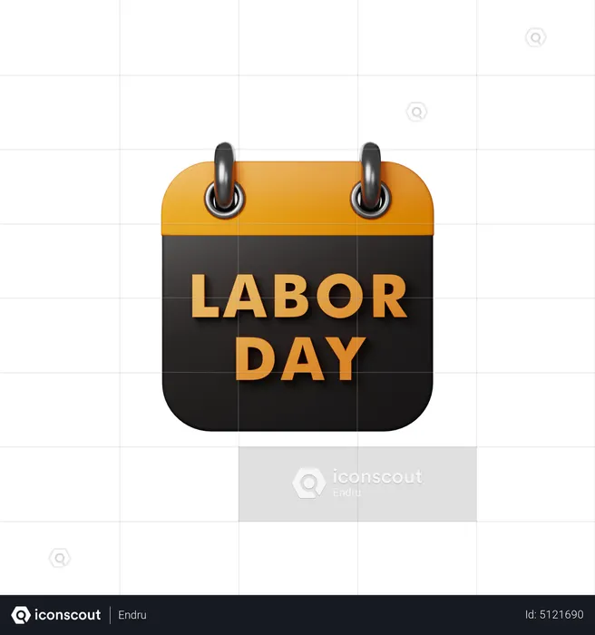 Labor Day  3D Icon