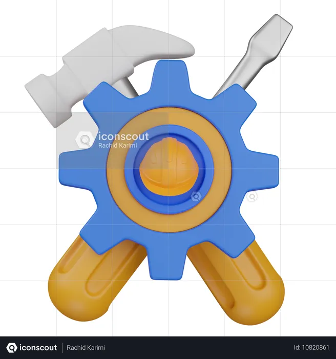 Labor security  3D Icon