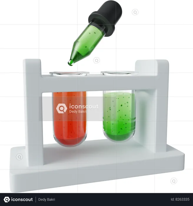 Laboratorio de ciencia  3D Icon