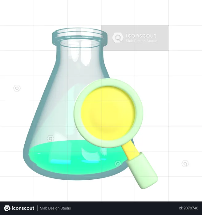 Laboratorio de investigación  3D Icon