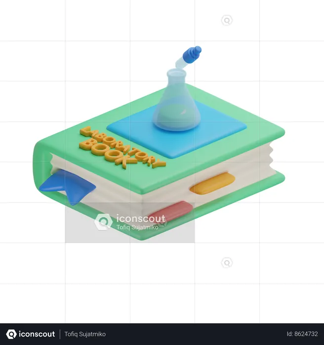 Laboratory Book  3D Icon