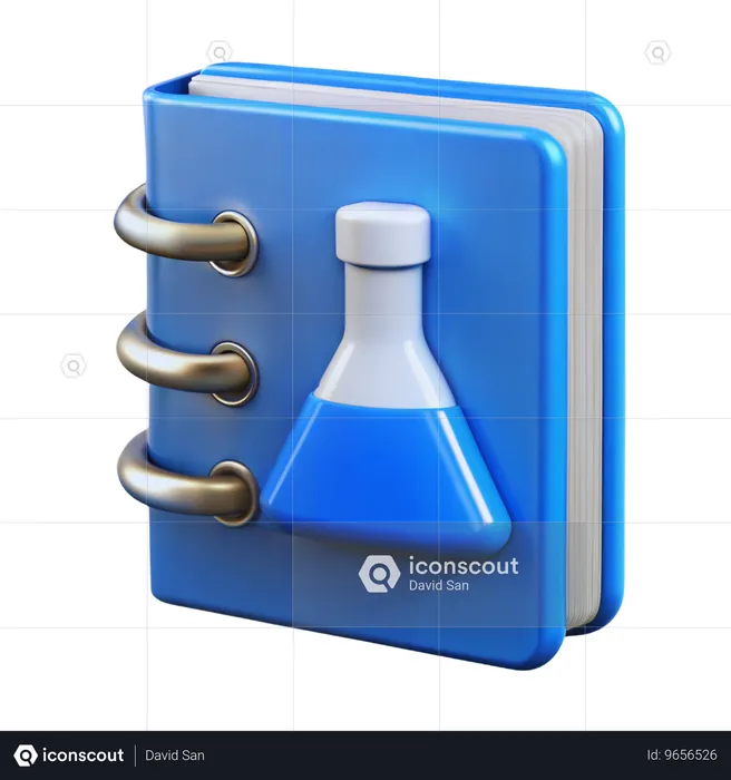 Laboratory Notebook  3D Icon