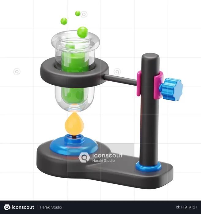 Laboratory test  3D Icon