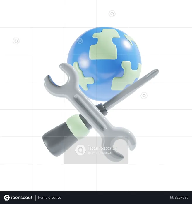 Labour And Construction  3D Icon