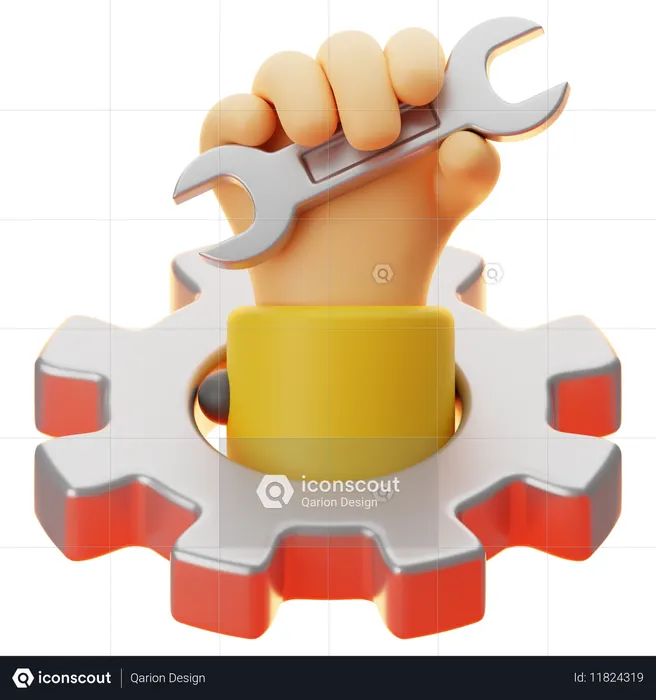 노동절  3D Icon