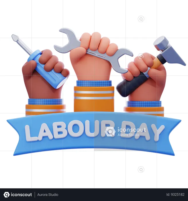 Labour day  3D Icon