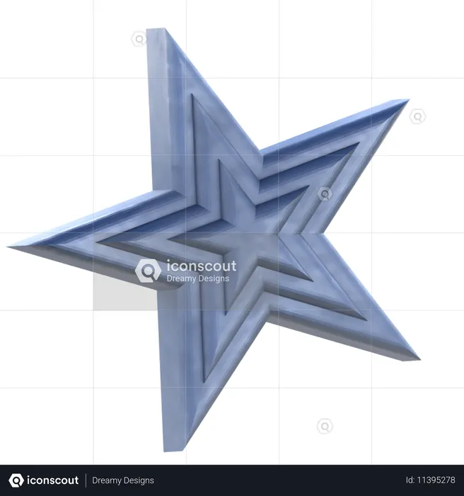 Labyrinthe d'étoiles  3D Icon