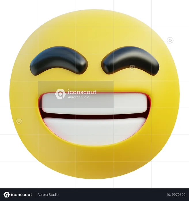 Lächeln-Emoji Emoji 3D Icon