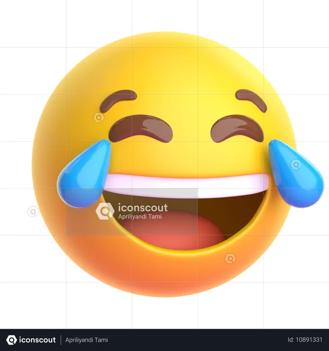 Lächelndes Gesicht-Emoji  3D Icon