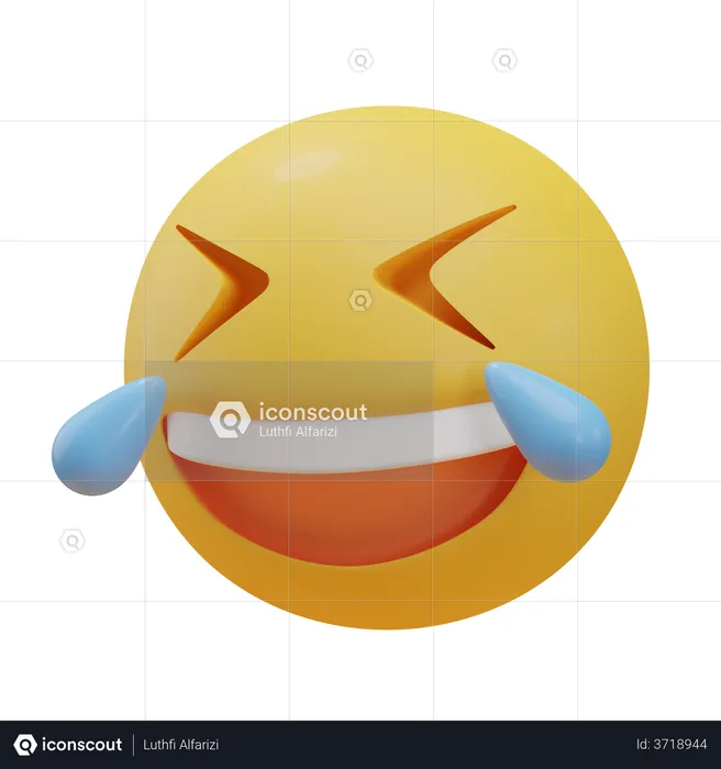 Lachen Emoji 3D Emoji