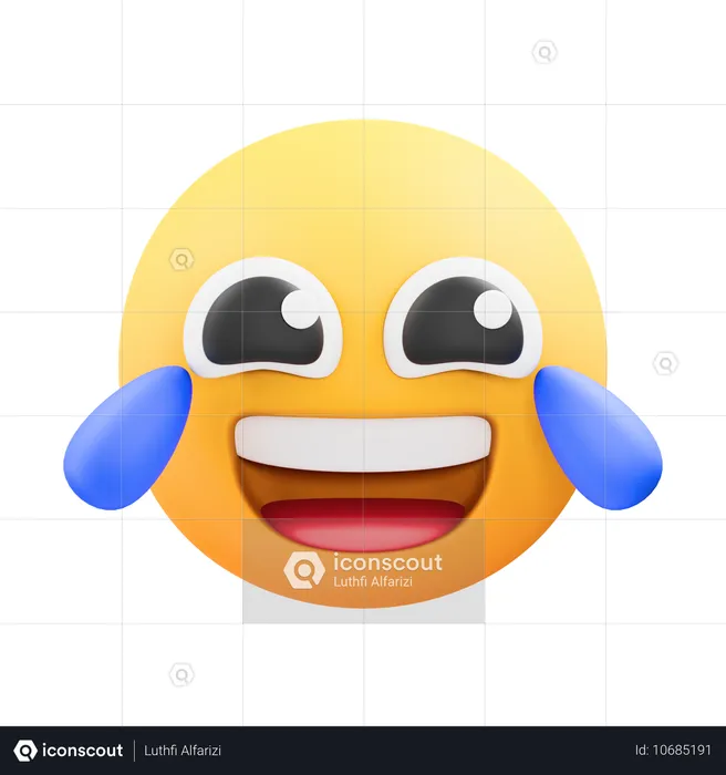 Lachendes Emoji Emoji 3D Icon