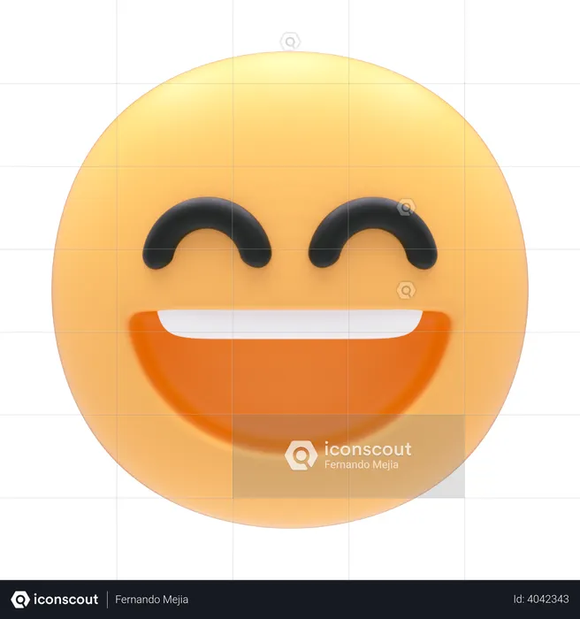 Lachen Emoji 3D Icon