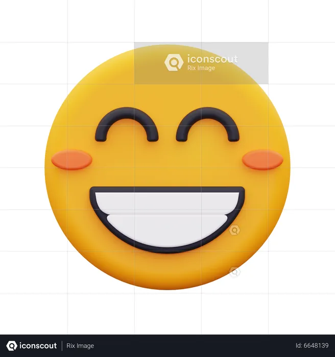 Lachen Emoji 3D Icon