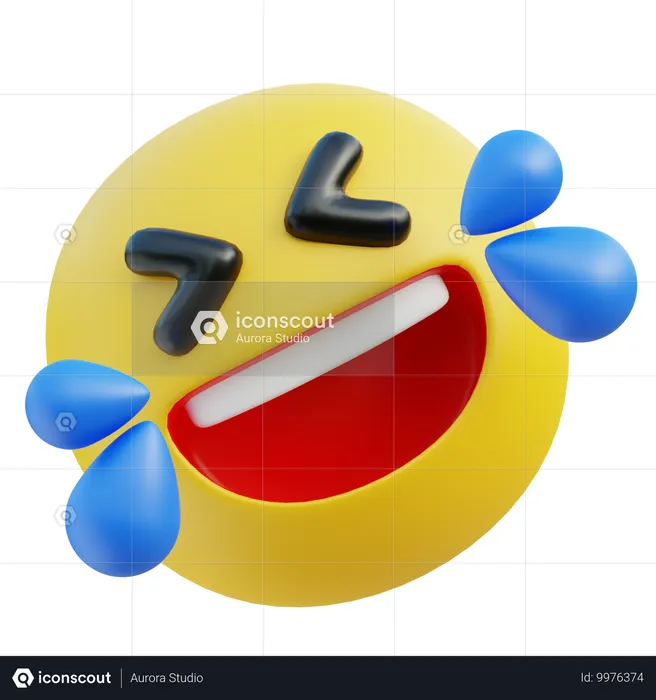 Lachender Emoji Emoji 3D Icon