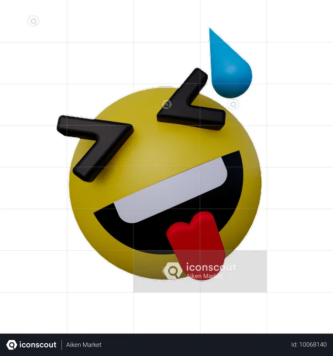 Lachender Emoji  3D Icon