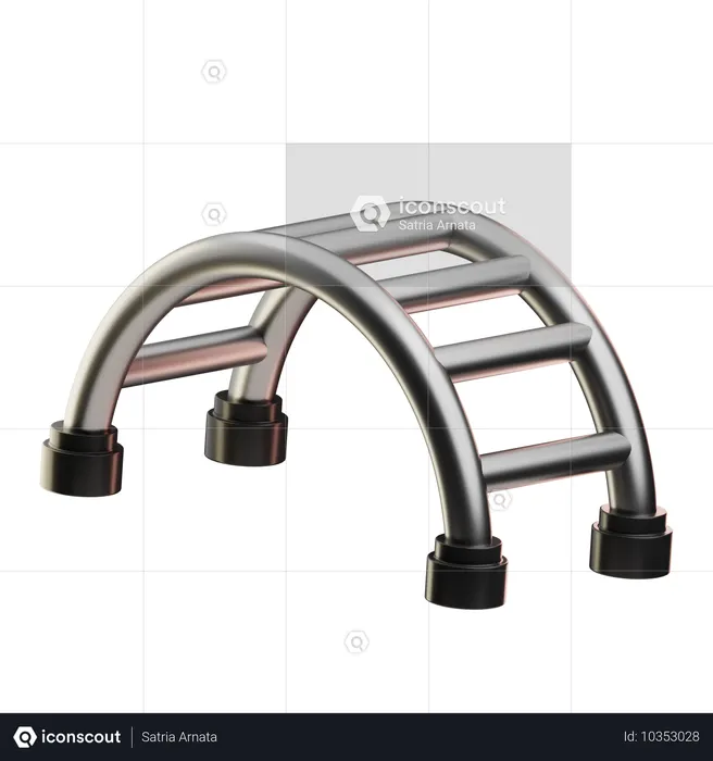 Ladder Bridge  3D Icon