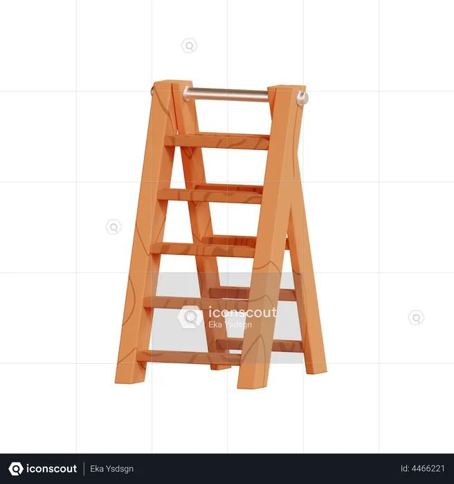 Ladders  3D Illustration