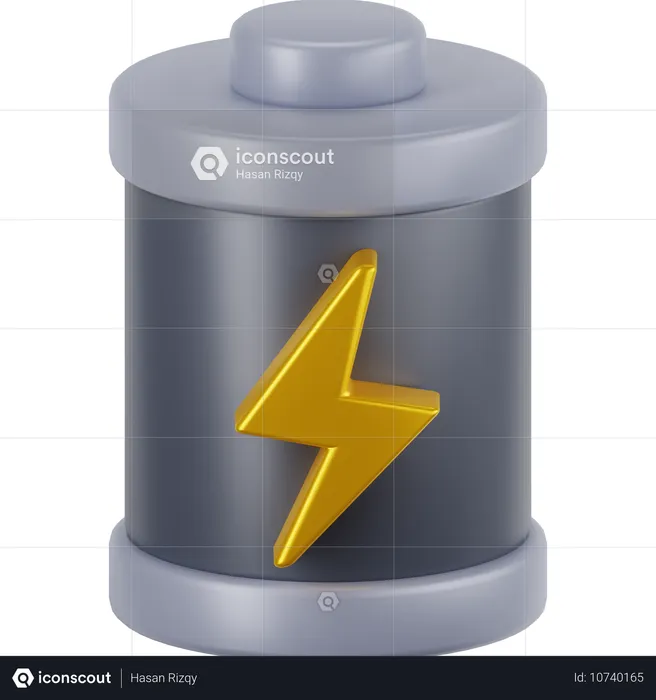 Batterie aufladen  3D Icon