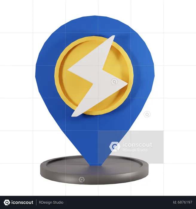 Ladeort  3D Icon