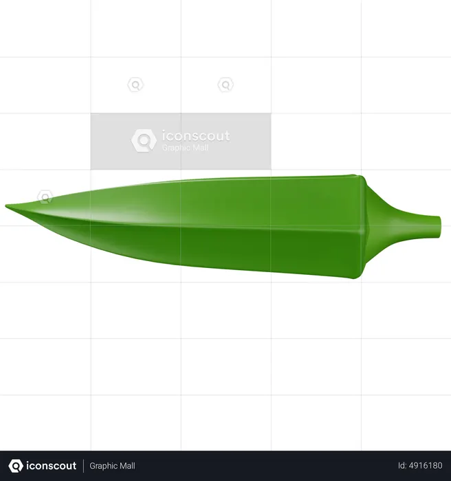 Lady Finger  3D Icon