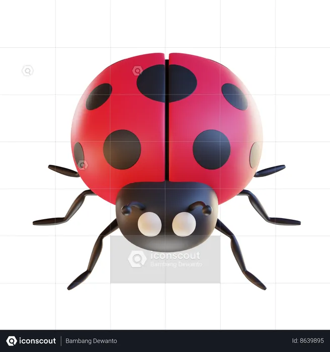 Ladybug  3D Icon