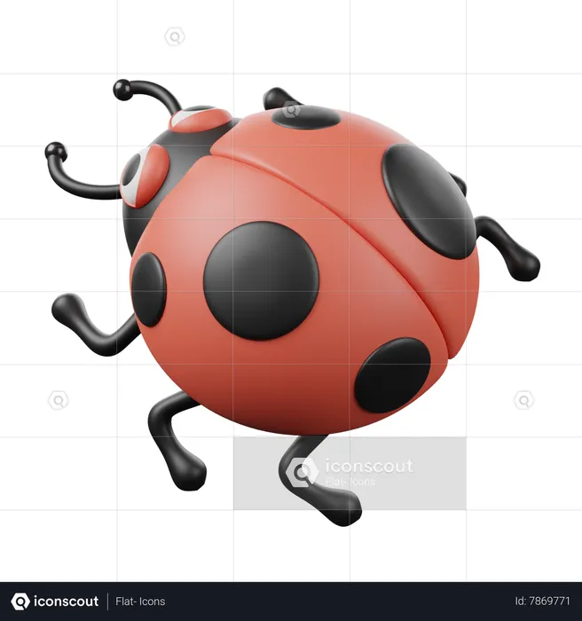 Ladybug  3D Icon