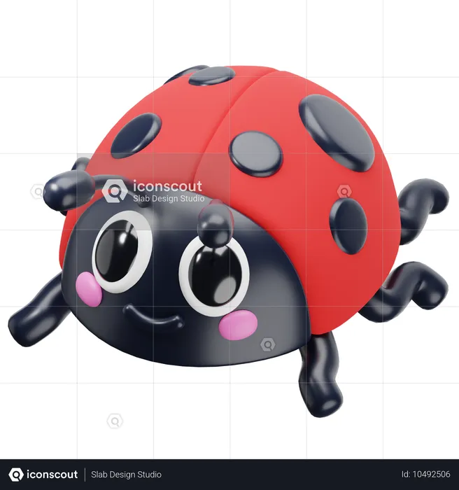 Ladybug  3D Icon