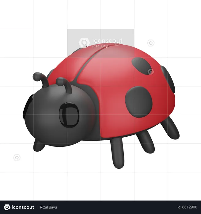 Ladybug  3D Icon