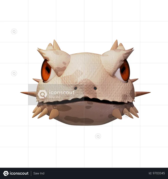 Desierto de lagarto  3D Icon