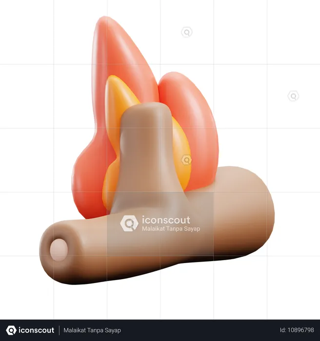 Lagerfeuer  3D Icon