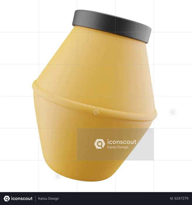 Lait de banane  3D Icon