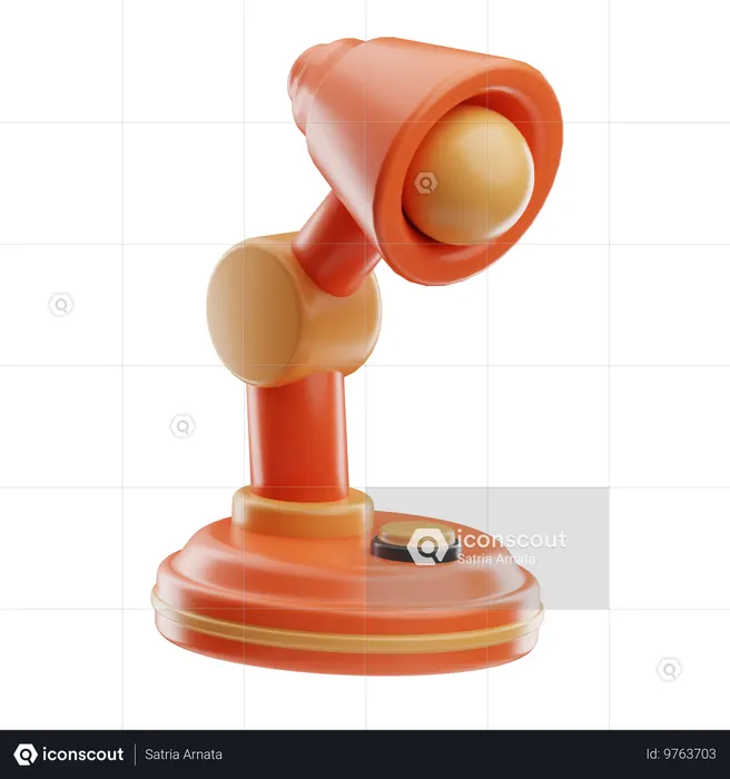 램프  3D Icon