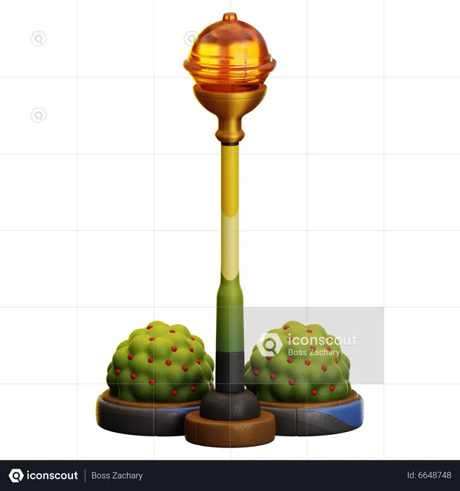 Lamp Decoration  3D Icon