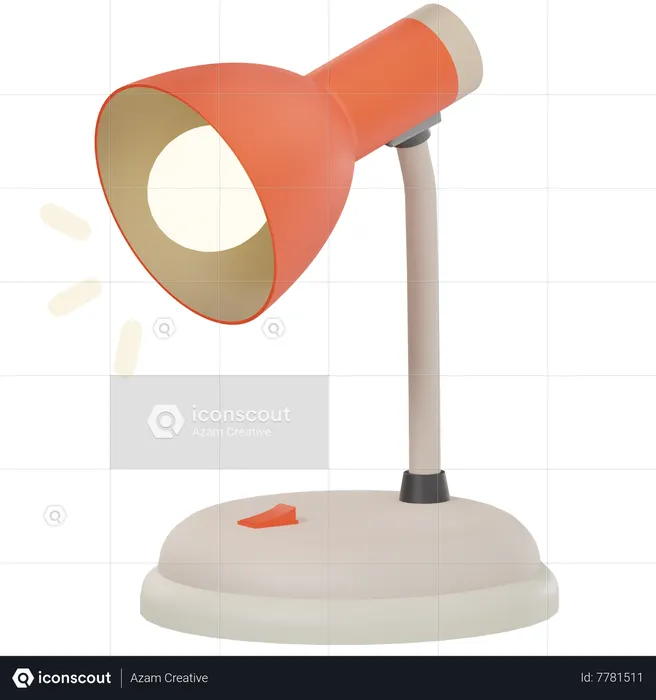 Lamp Table  3D Icon