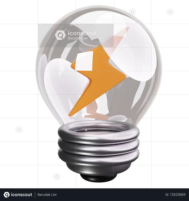 Lâmpada  3D Icon