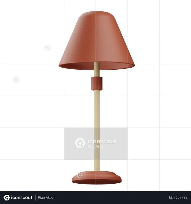 Lampadaire  3D Icon