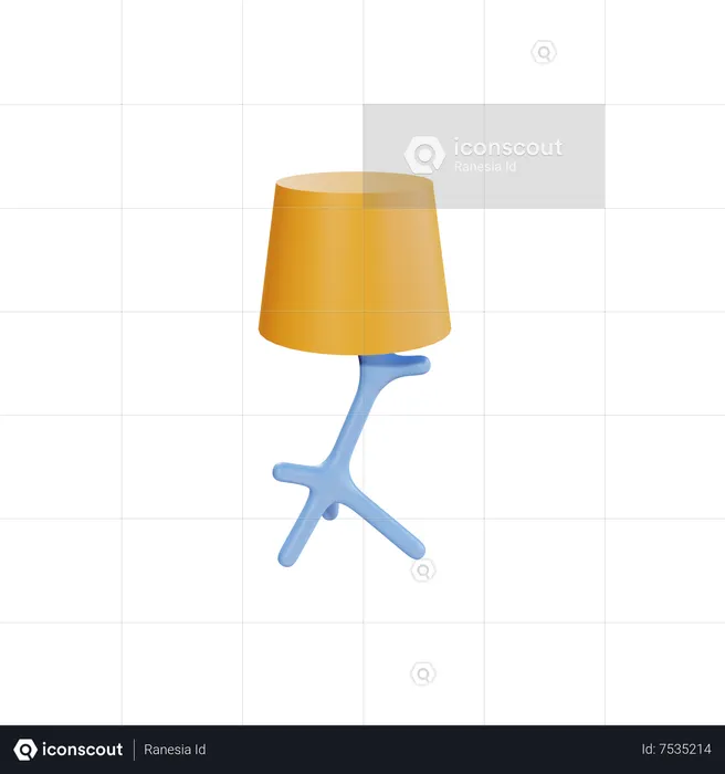 Lámpara de cama  3D Icon