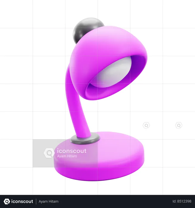 Lámpara de escritorio  3D Icon