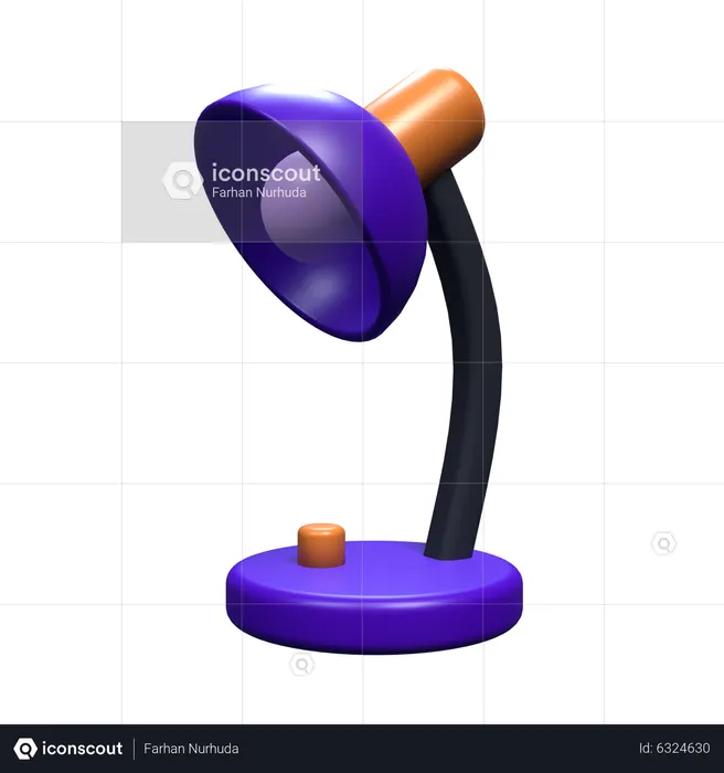 Lámpara de escritorio  3D Icon