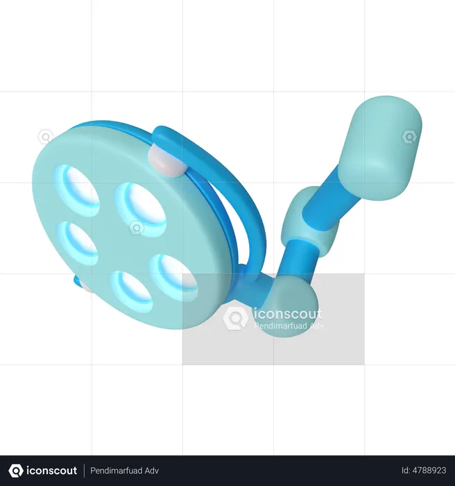 Lámpara de cirugía  3D Icon