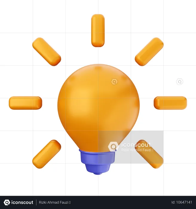 Lámpara SEO  3D Icon