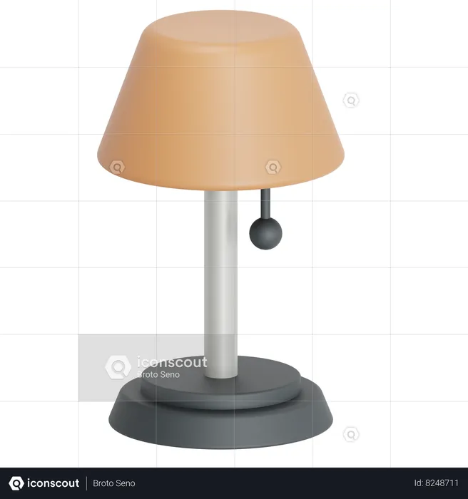 Lampe  3D Icon