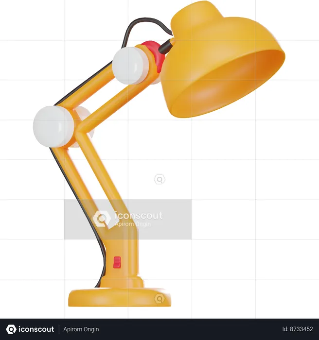 Lampe de bureau  3D Icon