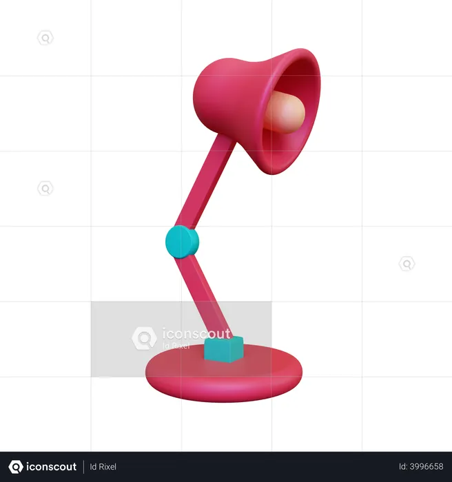 Lampe de bureau  3D Illustration