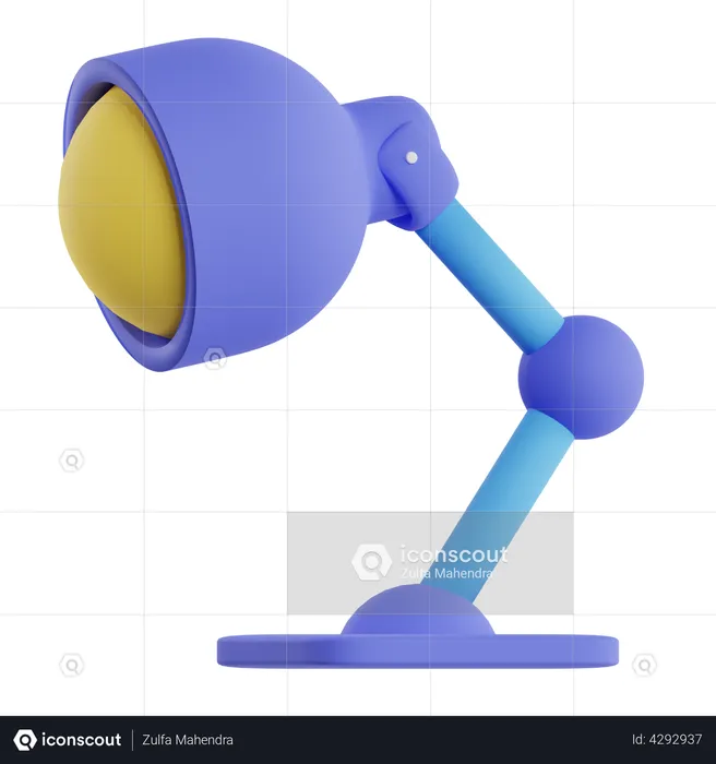 Lampe de bureau  3D Illustration