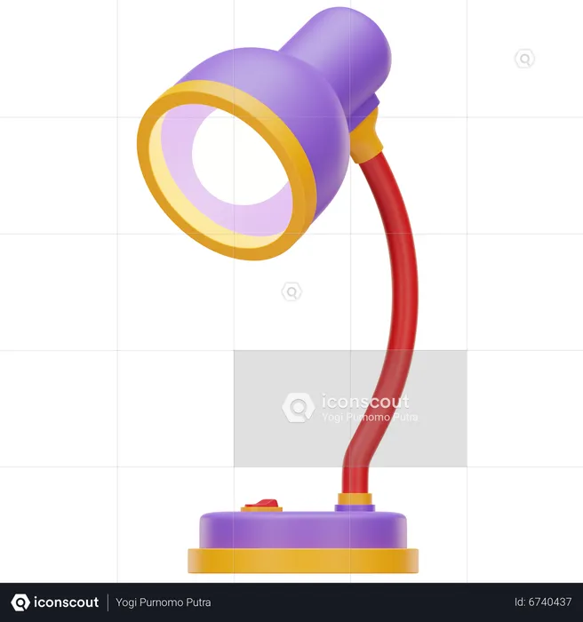 Lampe de bureau  3D Icon