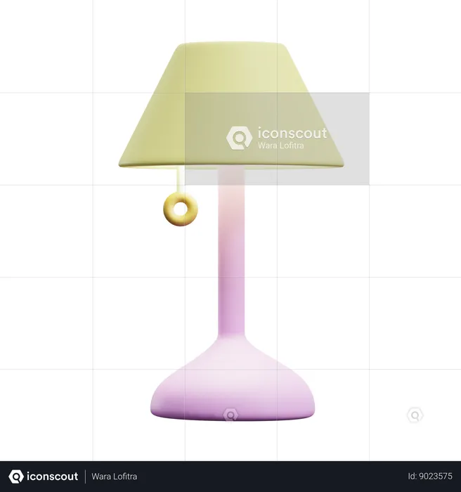 Lampe de nuit  3D Icon