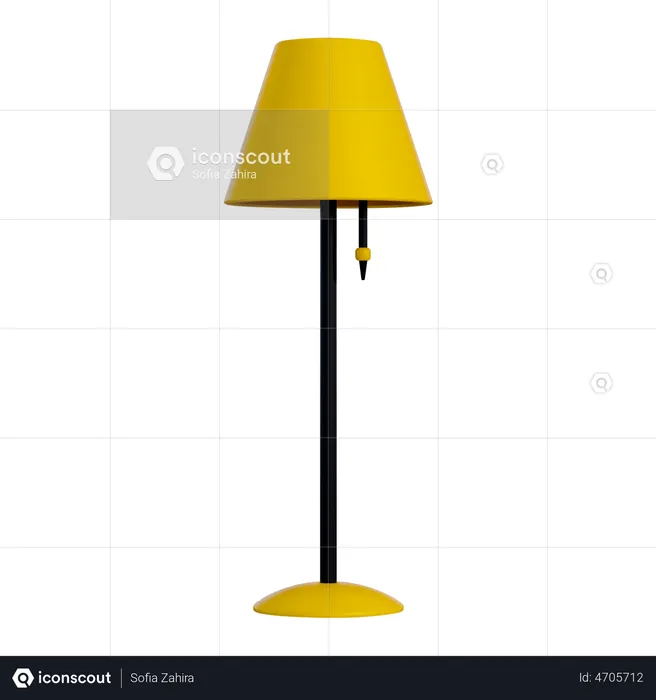 Lampe de nuit  3D Illustration