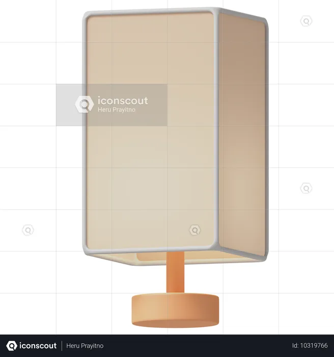 Lampe de table  3D Icon