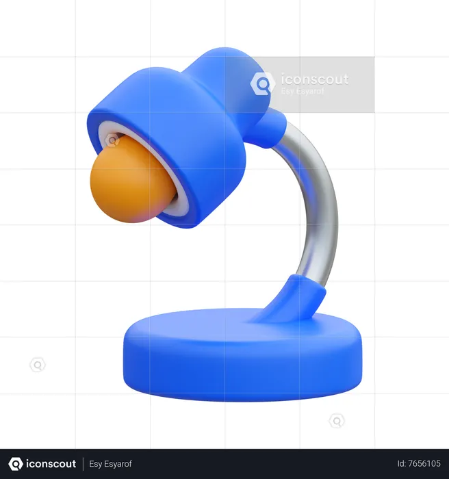 Lampe d'étude  3D Icon